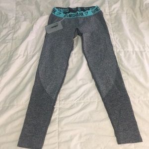 Gymshark turquoise flex leggings V2